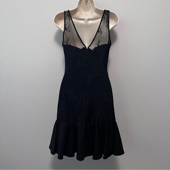 Pearl by Georgina Chapman Black Lace/Beaded Dress Size 4 NWT! - Picture 4 of 9